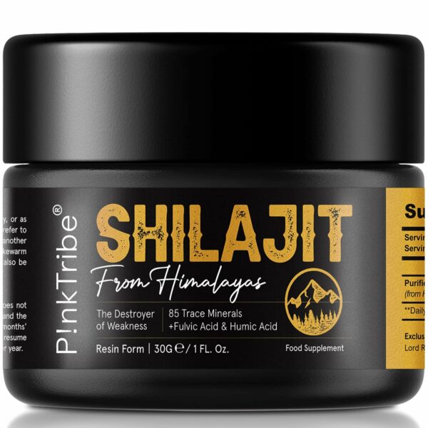 Shilajit Resin, Original Himalayan Shilajit 30g - Gold Grade 100% Pure, Rich in Fulvic & Humic Acid, Minerals, Immune System & Vitality Booster, Vegan