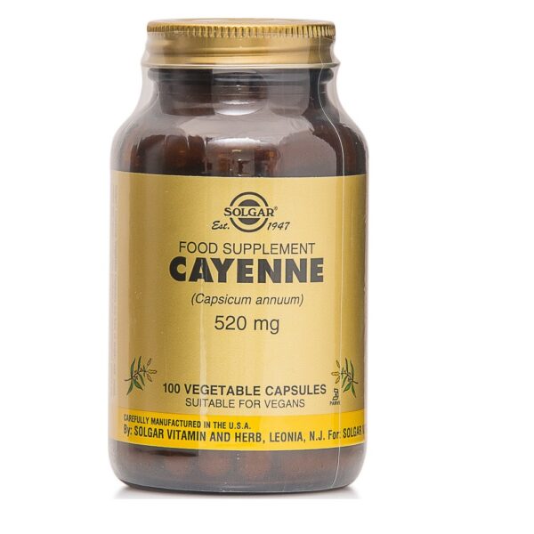 Solgar Cayenne 520mg 100S