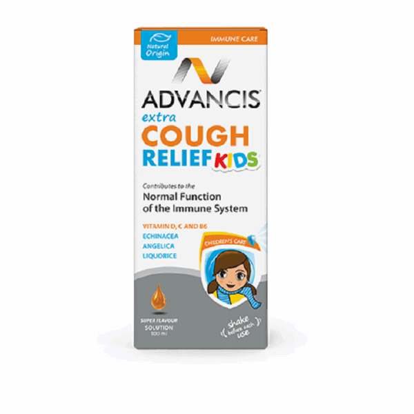ADVANCIS EXTRA COUGH RELIEF KIDS SYRUP 100ML