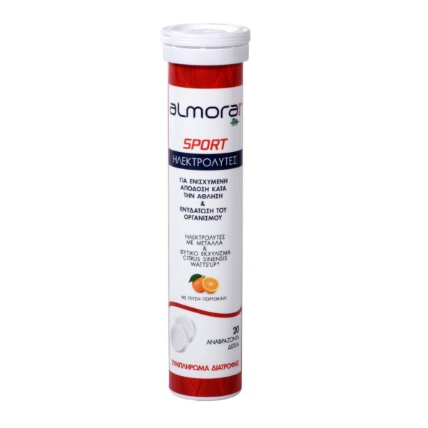 Almora Sport, 20 Eff. Tabs, Orange Flavour