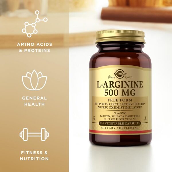Solgar L- Arginine - 50 Vegicaps 500mg