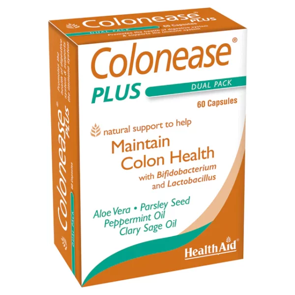 HEALTH AID COLONEASE PLUS PROBIOTICS 60CAPS