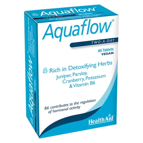 HEALTH AID AQUAFLOW DETOXIFYING HERBS 60TABS