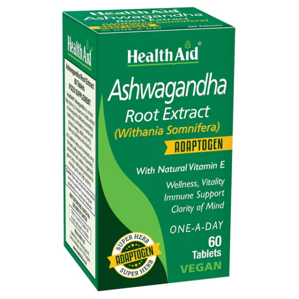 HEALTH AID ASHWAGANDHA ROOT EXTRACT 60TABS
