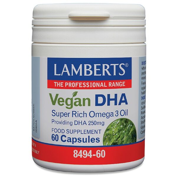 LAMBERTS VEGAN DHA 60CAPS