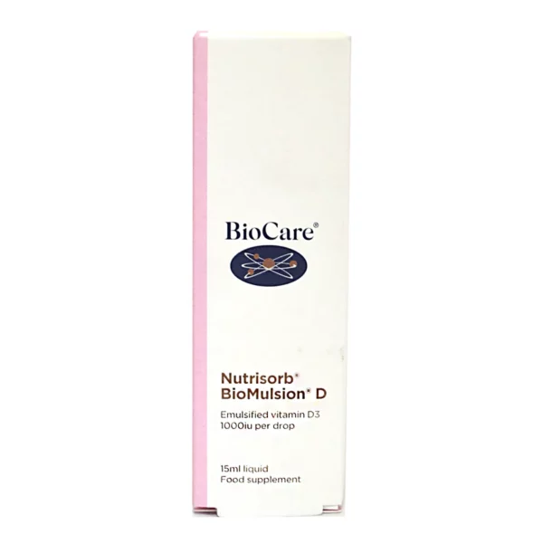 BIOCARE NUTRISORB BIOMULSION D3 1000IU 15ML