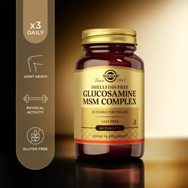 SOLGAR GLUCOSAMINE M.S.M COMPLEX 60TAB