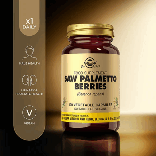 Solgar Saw Palmetto Berries 520mg Vegicaps 100