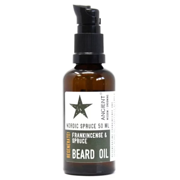 AW 50ML BEARD OIL-NORDIC SPRUCE-REGENERATE!