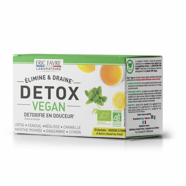ERIC FAVRE DETOX VEGAN BIO 20 SACHETS
