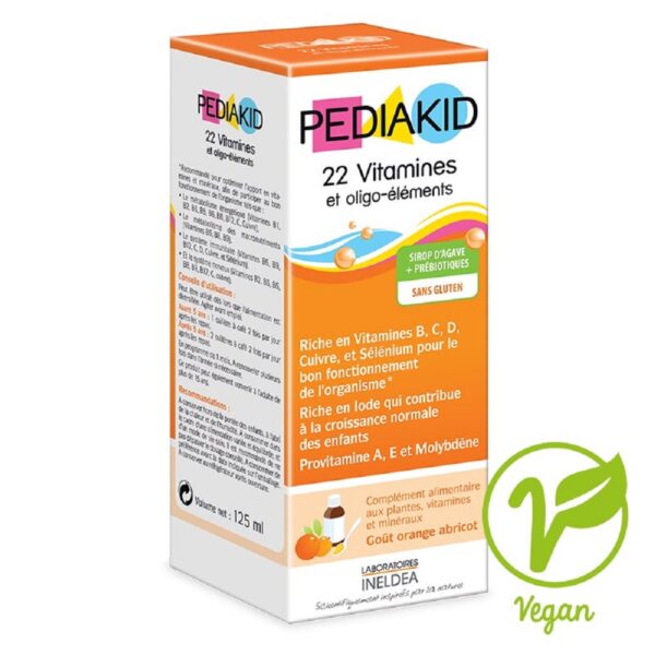 PEDIAKID 22 VITAMINS & MINERALS SYRUP 125ML