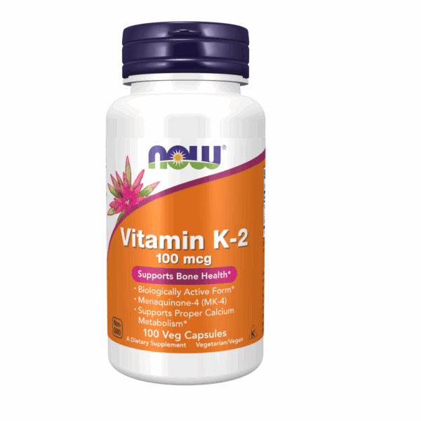 NOW VITAMIN K2 100MCG 100 VEG CAPS