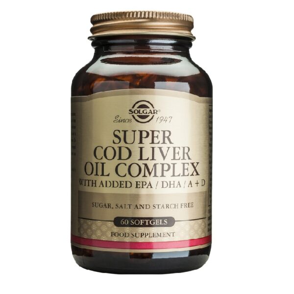 SOLGAR SUPER COD LIVER OIL COMPLEX 60