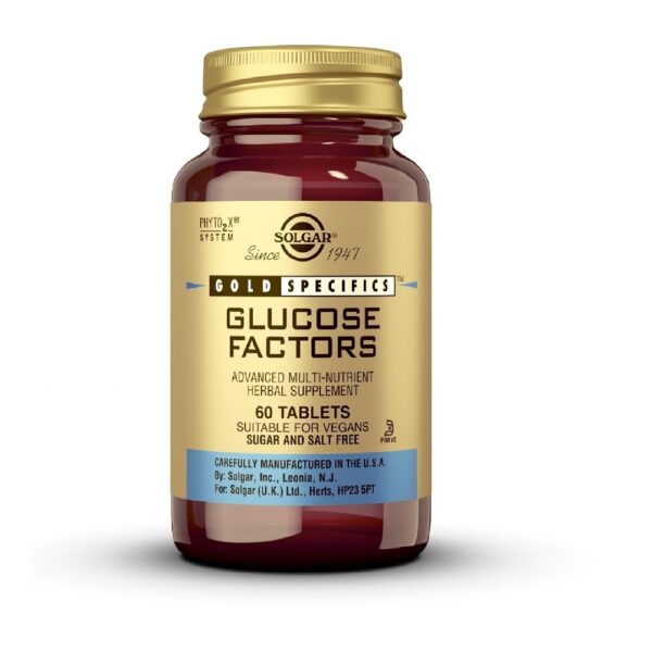 SOLGAR GLUCOSE FACTORS 60s