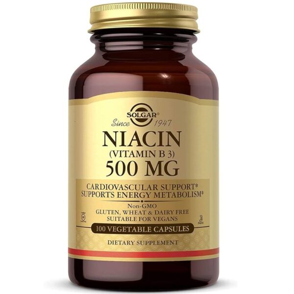 SOLGAR Niacin 500 mg Tabs 100