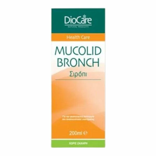 DIOCARE MUCOLID BRONCH SYRUP 200ML