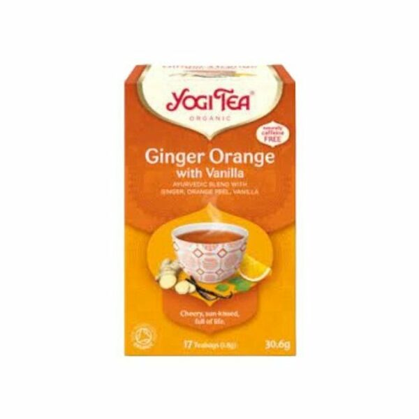 YOGI TEA GINGER ORANGE VANILLA BIO 17X