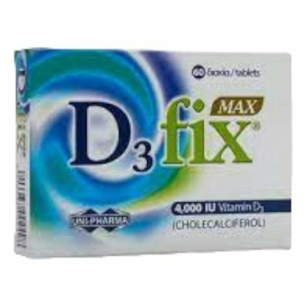 UNIPHARMA D3FIX MAX TABLETS 4000IU