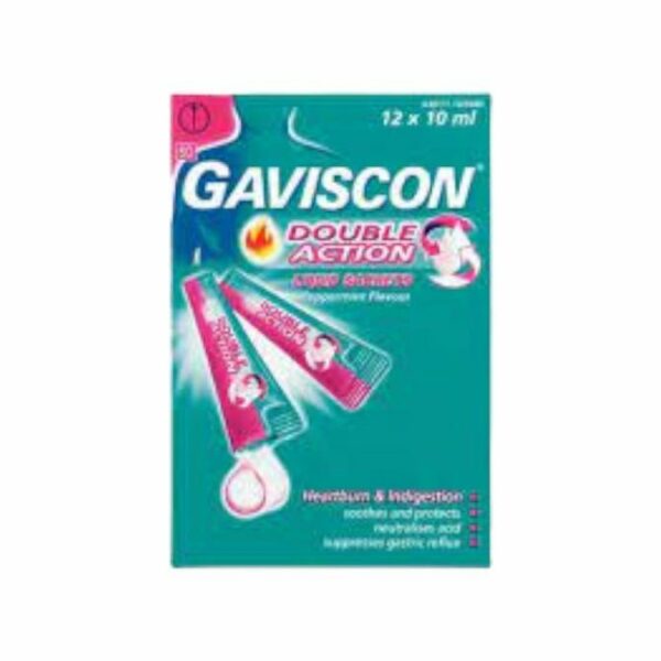 GAVISCON DOUBLE ACTION SACHETS 12X