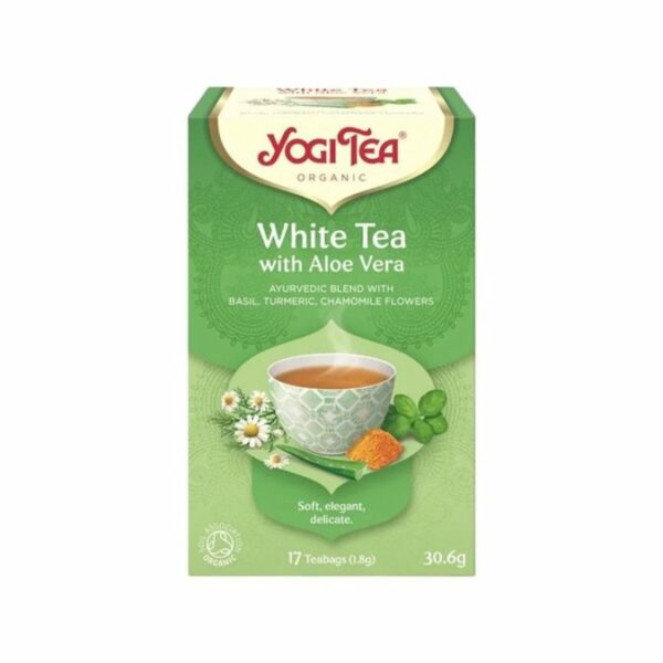 YOGI TEA WHITE TEA WITH ALOE VERA BIO 17X