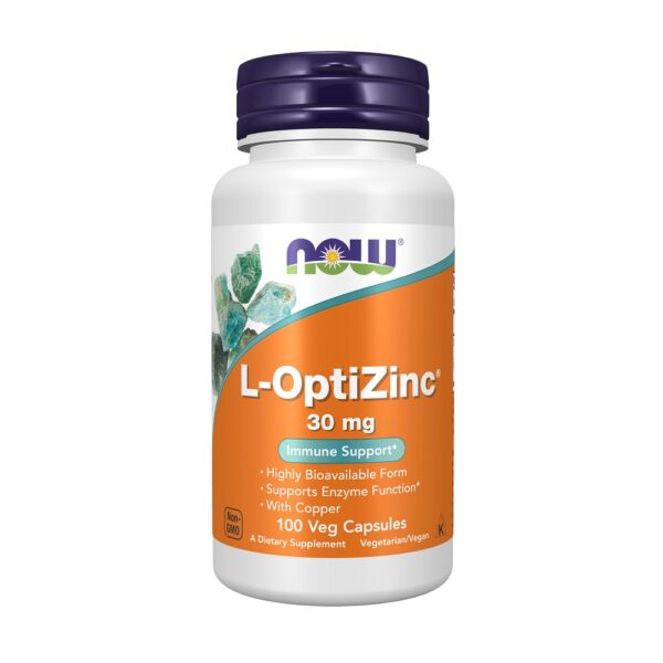 NOW L-OPTIZINC 30mg 100caps