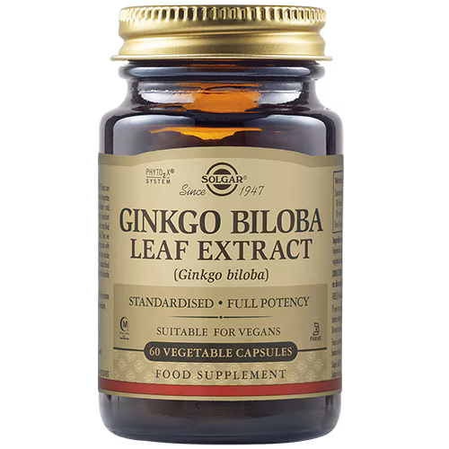 SOLGAR Ginkgo Biloba Leaf Extract 60tabs
