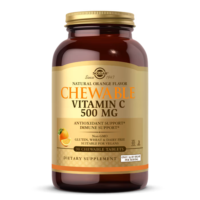 SOLGAR VITAMIN C 500MG CHEW ORANGE 90'S