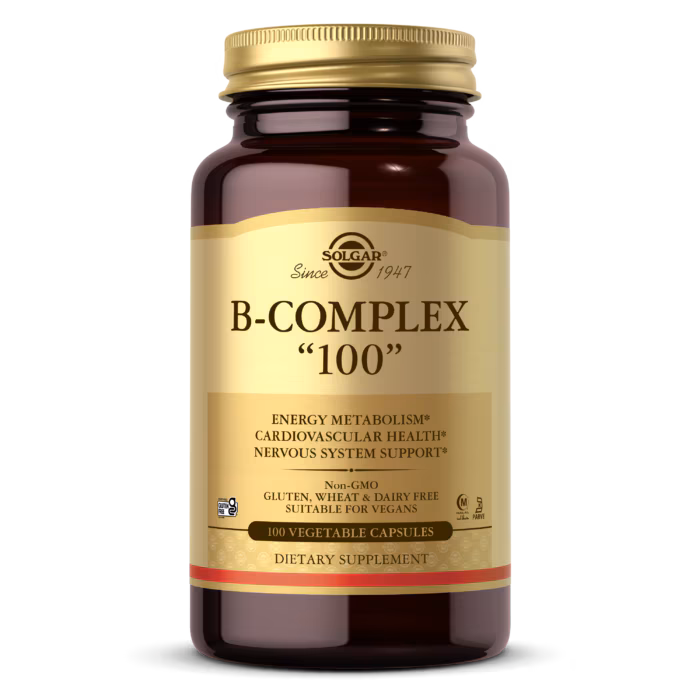 SOLGAR VITAMIN. B-COMPLEX 100mg 100s