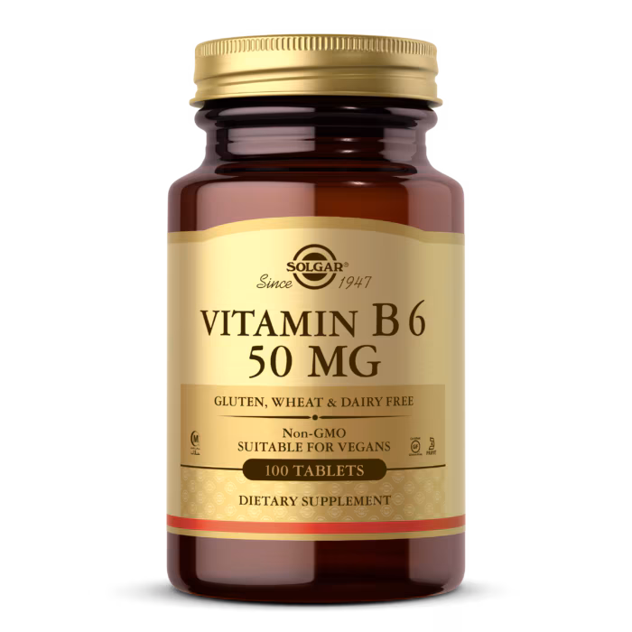 SOLGAR Vitamin B6 50mg Tabs 100