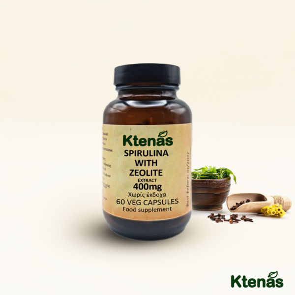 ZEOLITE WITH SPIRULINA 60 CAPS