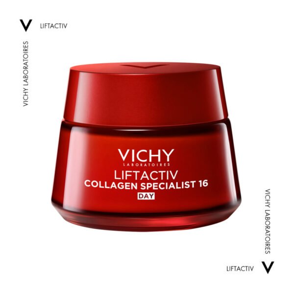 Vichy Liftactiv Collagen Specialist 16 Day Cream For Fine Lines & Wrinkles With Rhamnose, Peptides and Maitake, 50 ml