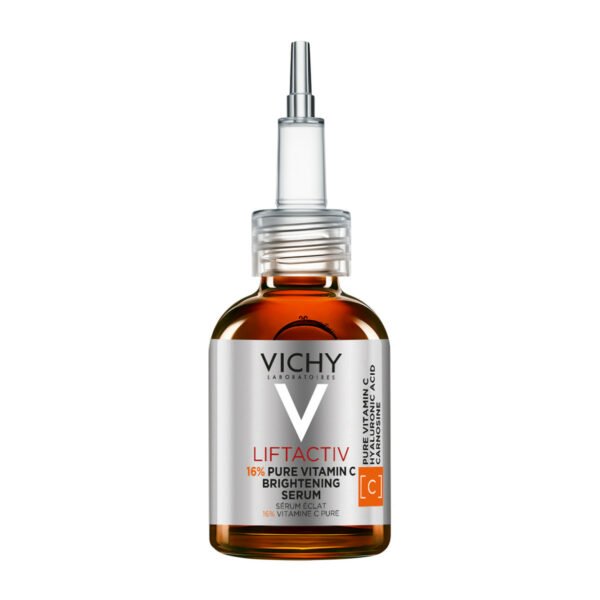 Vichy Liftactiv 16% Pure Vitamin C Brightening Serum With Anti-glycation Actives For Brighter Skin And Reduced Wrinkles, 20ml