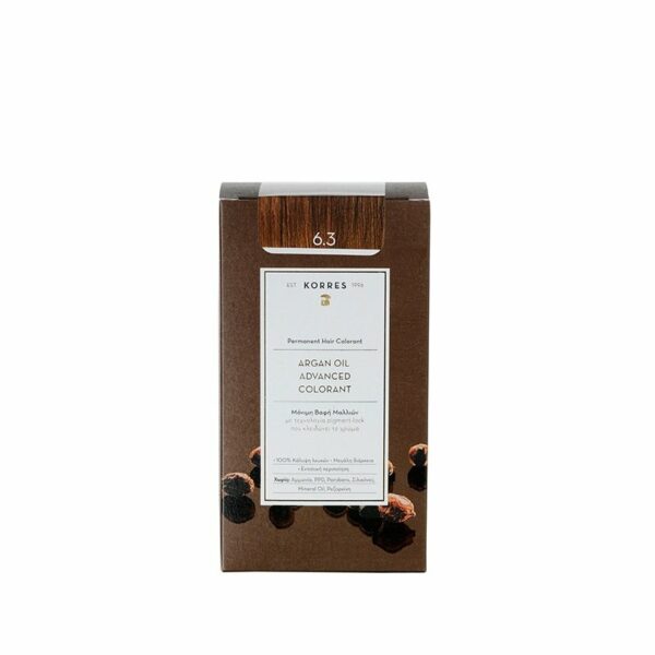 KORRES ARGAN OIL Advanced Colorant 6.3 Golden Honey Dark Blonde