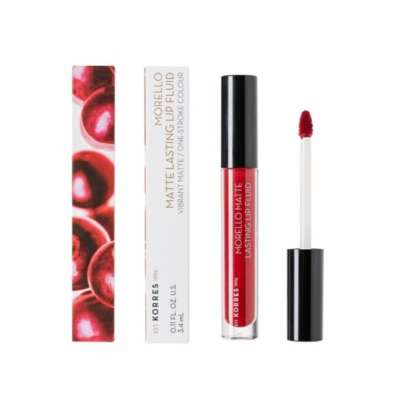 KORRES MORELLO Matte Lasting Lip Fluid 59 Brick Red